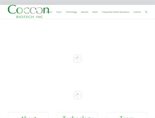 Tablet Screenshot of cocoonbiotech.com